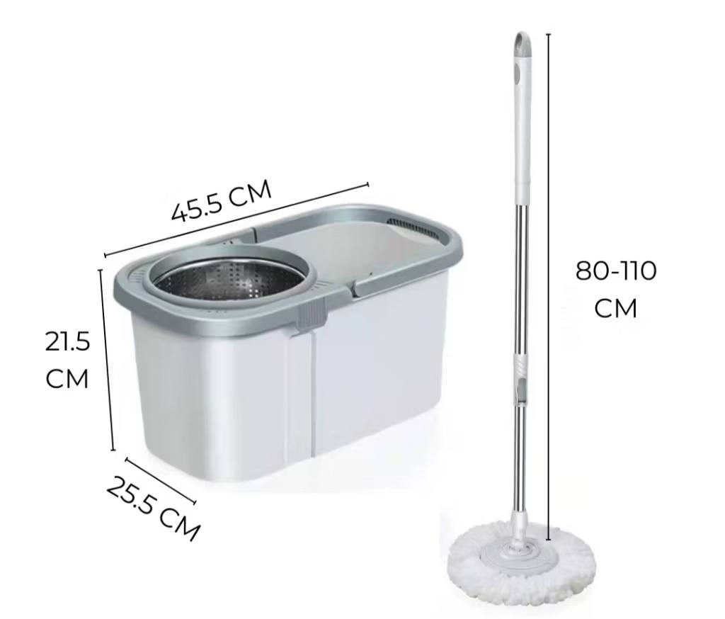Rotating Lazy Spin Mop Magic Floor Cleaning Mop With Bucket Smart Rotating Mop Set Household Mop