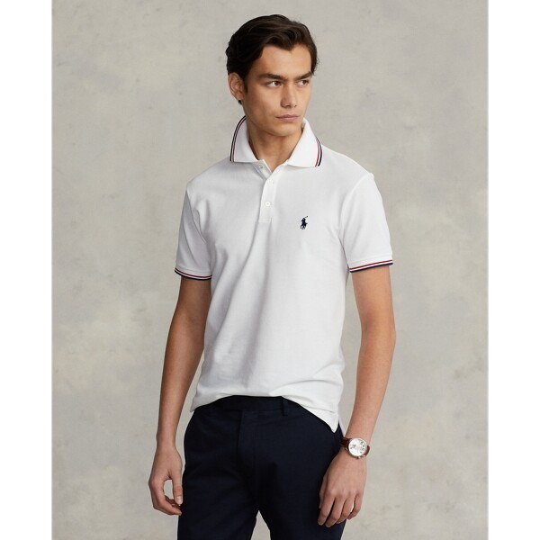 Polo Ralph Lauren Custom Slim Fit Stretch Mesh Polo Shirt (MNPOKNI1N821825100)