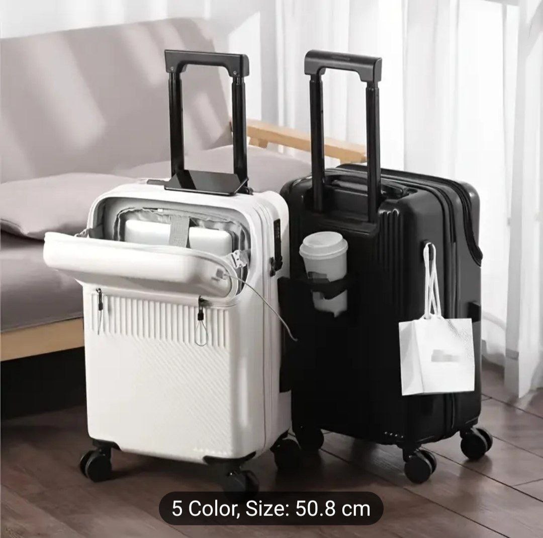 20-inch Multifunctional Office Boarding Box Front Opening Zipper Travel Case