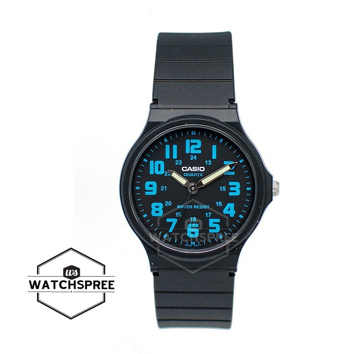 [Watchspree] Casio Classic Analog Black Resin Band Watch MQ71-2B MQ-71-2B [Kids]