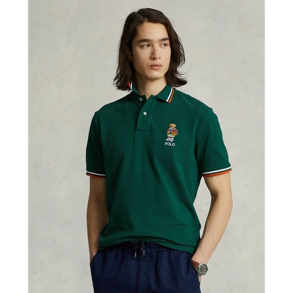 Polo Ralph Lauren Custom Slim Fit Polo Bear Polo Shirt (MNPOKNI1N821820301)