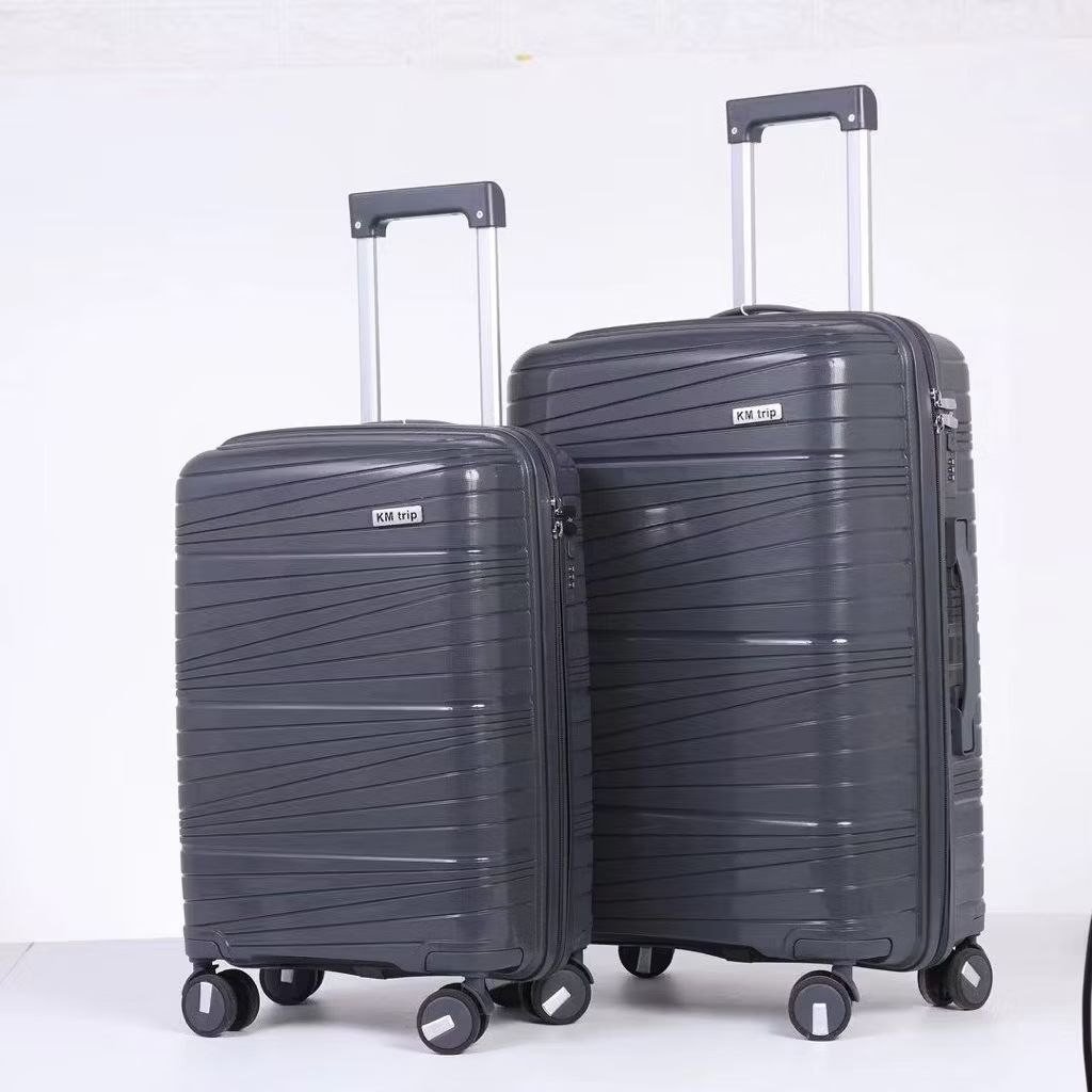 [COD] Travel Luggage Bag (20/24 Inch) Material PP bag wheels 360 Roda