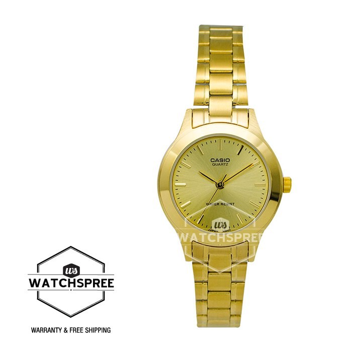 [Watchspree] Casio Ladies' Standard Analog Stainless Steel Watch LTP1128N-9A LTP-1128N-9A