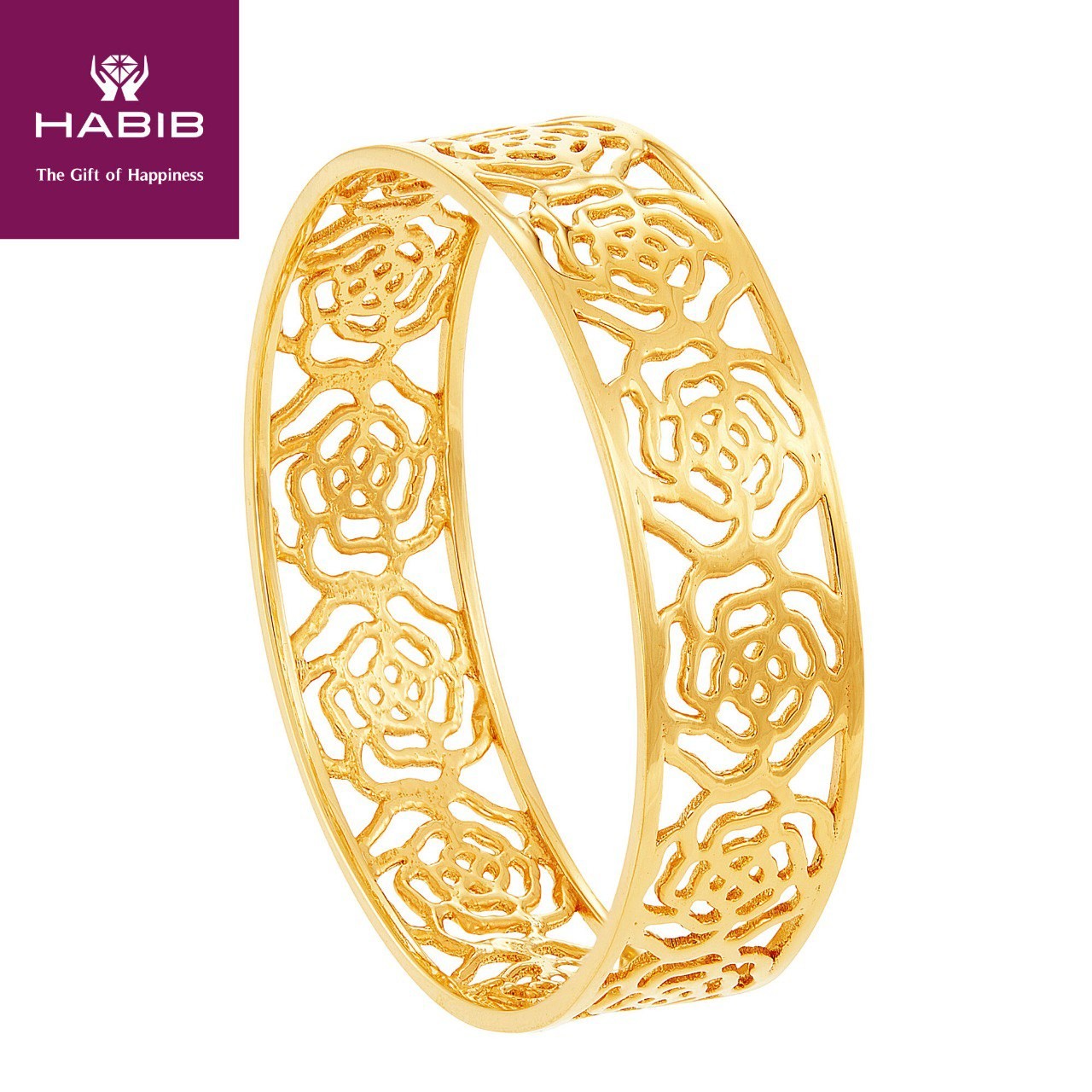 HABIB Roza Gold Ring, 916 Gold