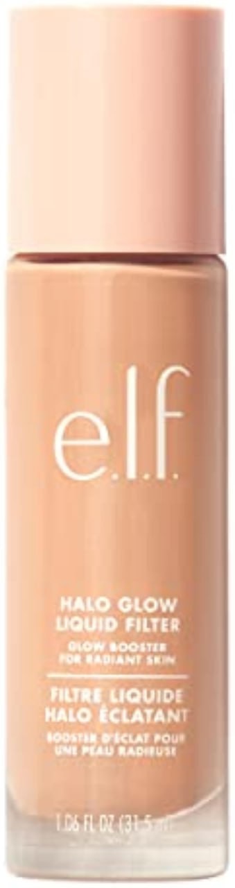 e.l.f. Halo Glow Liquid Filter, Complexion Booster For A Glowing, Soft-Focus Look, Infused With Hyaluronic Acid, Vegan & Cruelty-Free, Light/Medium