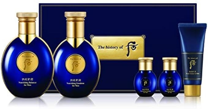 The History of Whoo Gongjinhyang Kun Special Set | Luxury Skincare Set for Skin revitalizing, Moisturizing & elasticity | Contains Gongjinhyang Kun Toner, Emulsion & Foam Cleanser