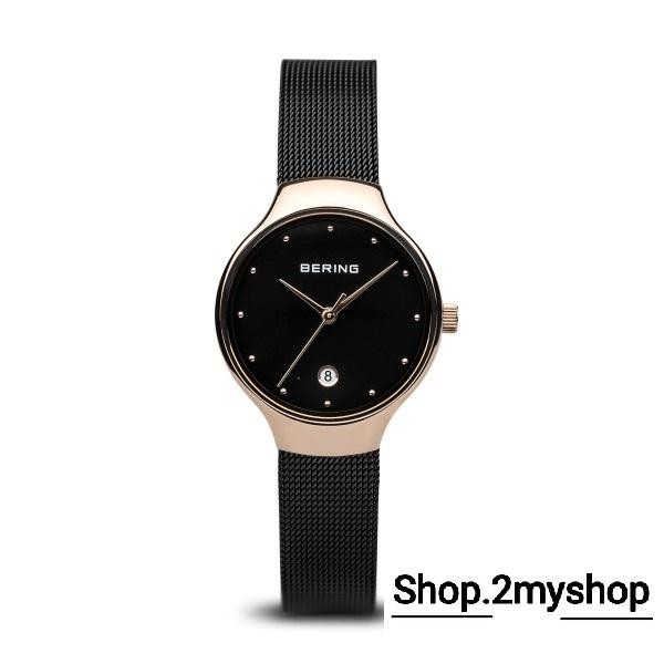 BERING LADY BLACK AND ROSE GOLD 13326-262