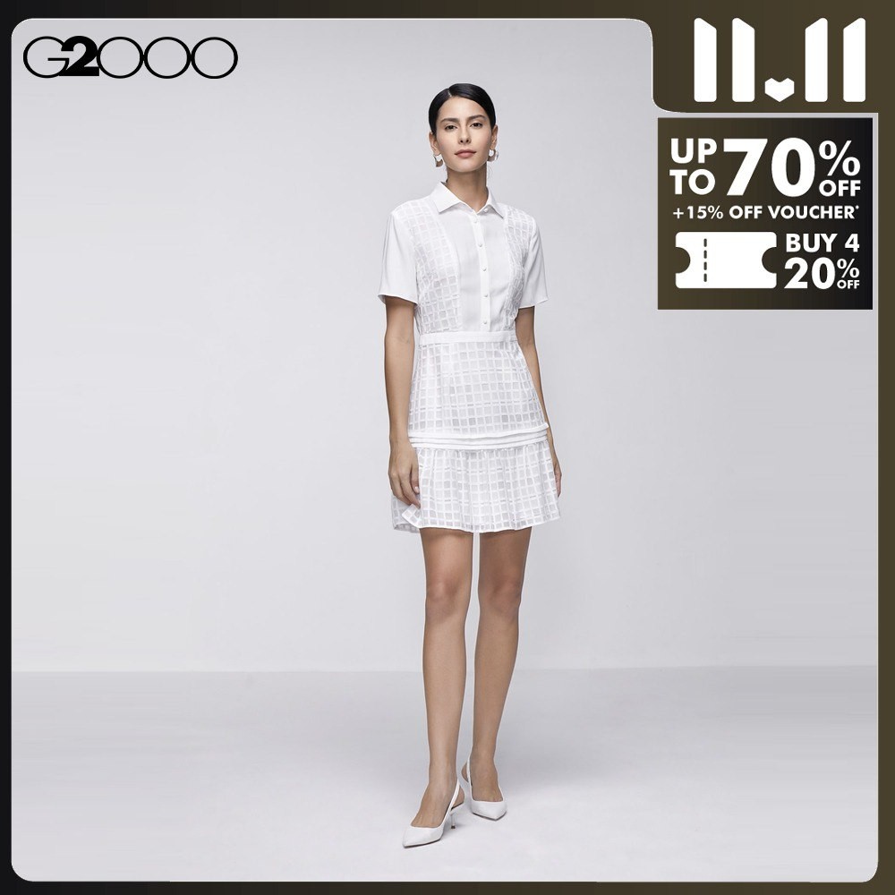 G2000 Women Square Lace Dress