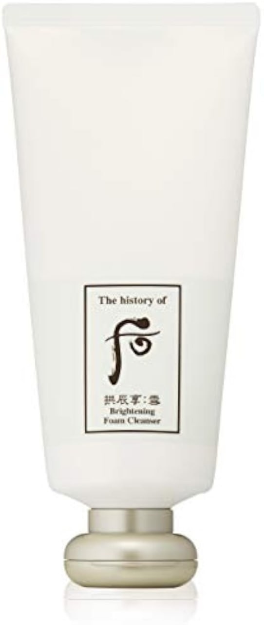 The History of Whoo Gongjinhyang Seol Radiant Brightening Cleansing Foam | Perfectly Removes Skin Residues with Rich & Fine Bubble Foams, 180ml