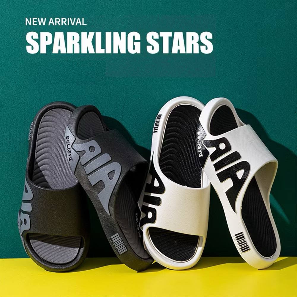 New Men Sandals Fashion Design Slippers Men Shoe Rubber Material 