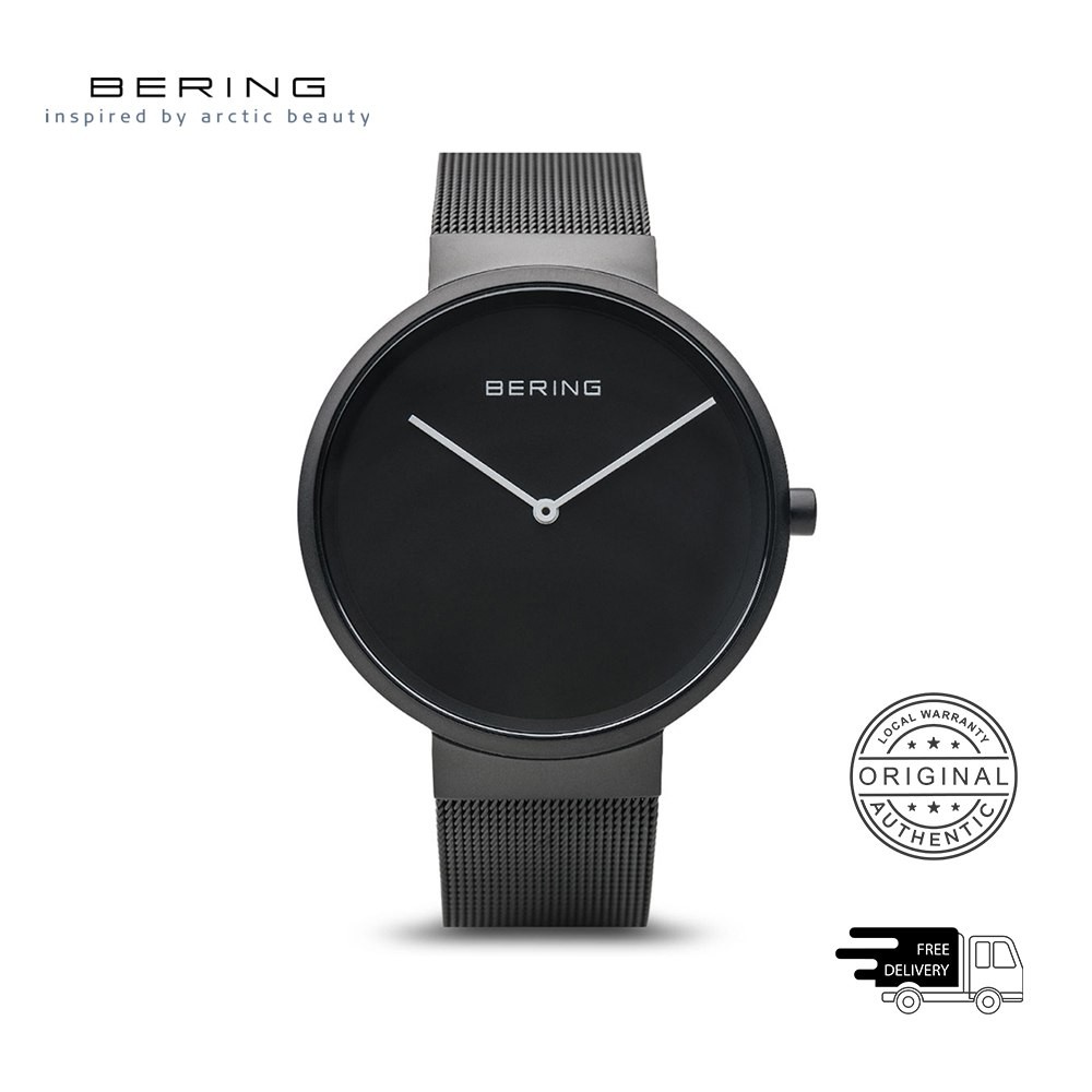 Bering Classic Black 39mm Unisex Watch (14539-122)
