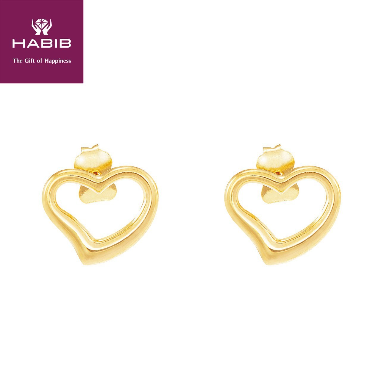 HABIB Oro Italia Harriet Gold Earring, 916 Gold