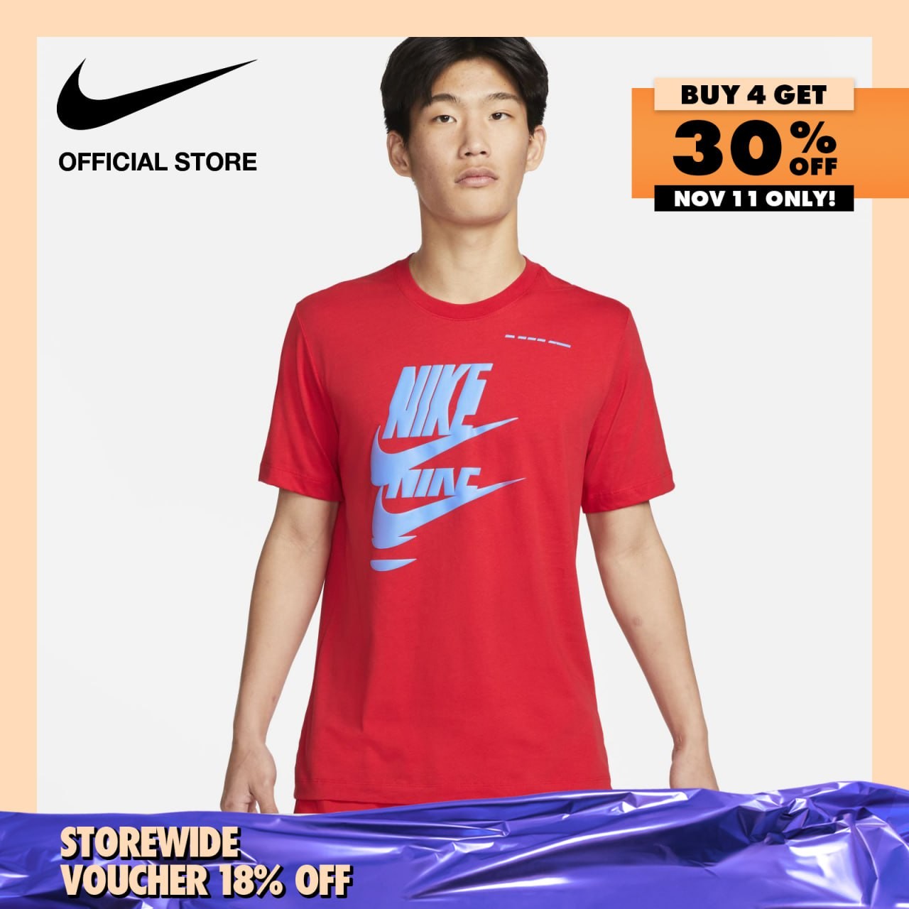 Nike Men's Sportswear Sport Essentials+ T-Shirt - University Red