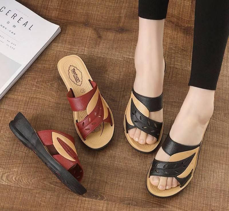 READY STORE  Women Comfort Anti-Slip Non-Slip Flat Sandals/ Selipar