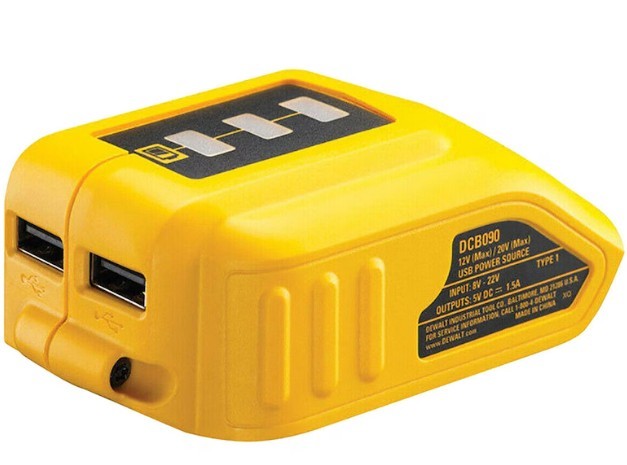 For DEWALT USB Charging Battery Adapter Power Bank Charger DCB090 Mobile phone