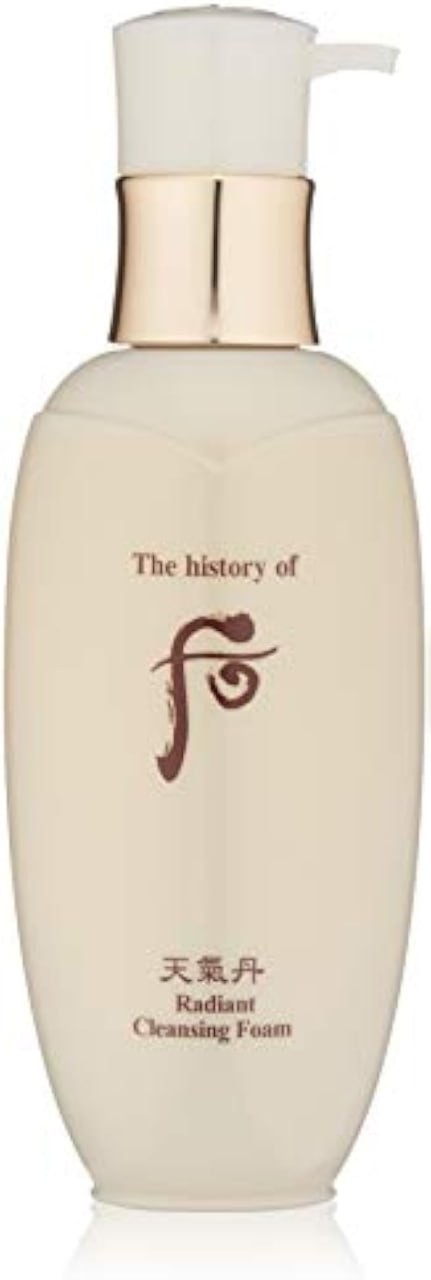 The History of Whoo Cheongidan Radiant Cleansing Foam | Detoxifies & Lifts Away Impurities While Comforting | Keep Skin Moisturized & Nourished After Cleansing, 200ml