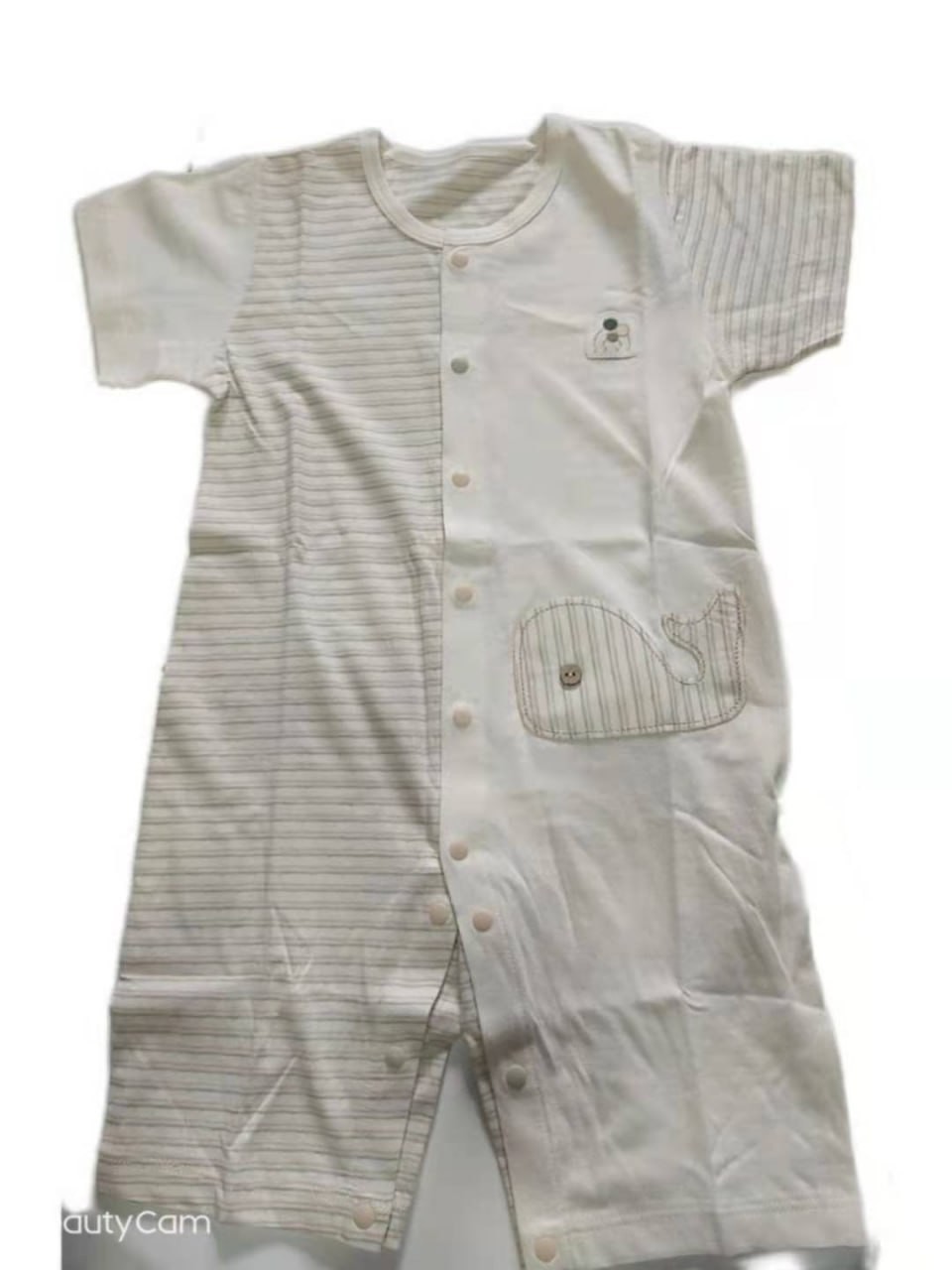 100%Cotton infant and toddler jumpsuit Lightweight, breathable, soft and comfortable.