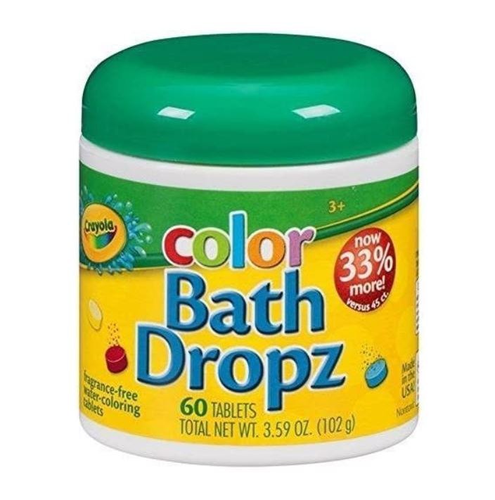 Crayola Shaker Bath Dropz (60 Tablets)