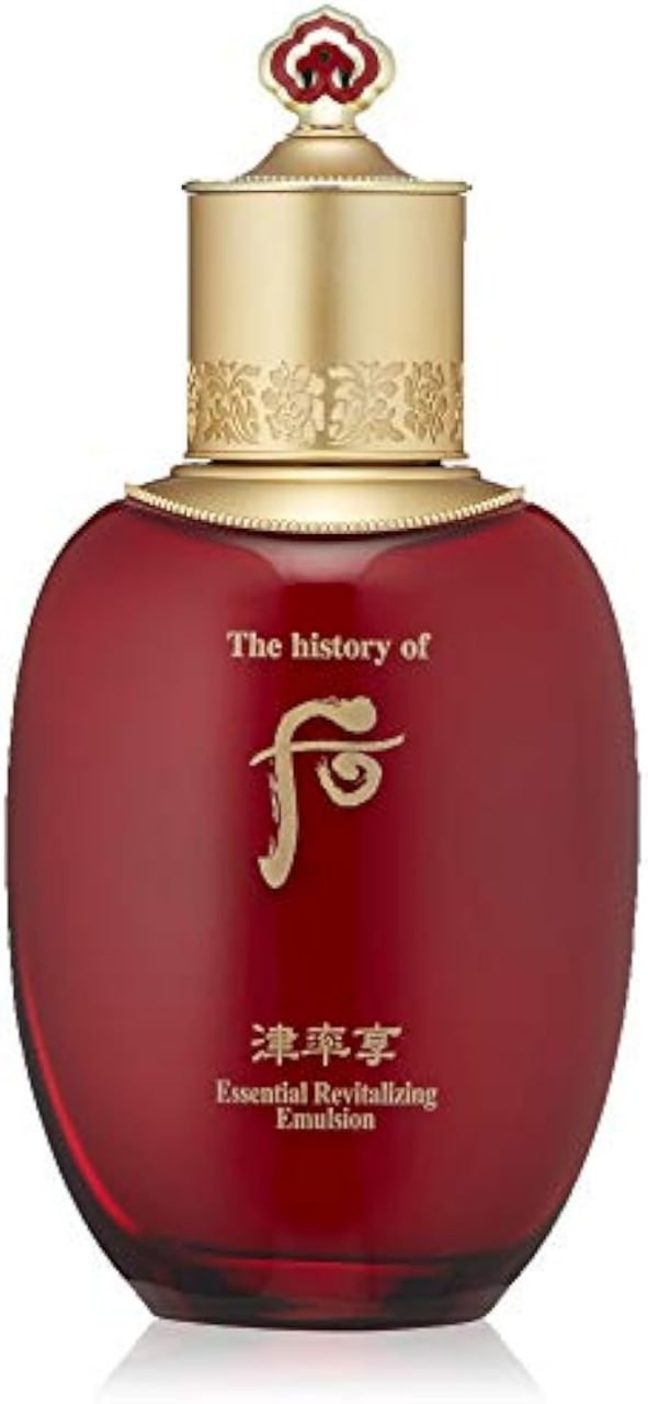 The History of Whoo Jinyulhyang Essential Revitalizing Emulsion | Intensive Nourishing Emulsion for Oil-water Balance| Essence-Like Moisturizing & Nourishment, Quick Absorption 110ml