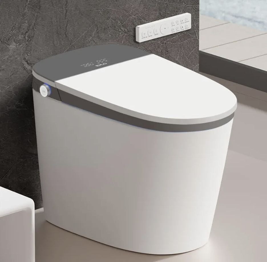 EPLO Smart Bidet Toilet with Auto Open Close,1000 Gram MaP Flush Score,Foam Dispenser, ADA Comfort Height, Blackout Flush,Auto Flush,Heated Seat,One Piece Elongated Toilet with Tank Built in U8MAX