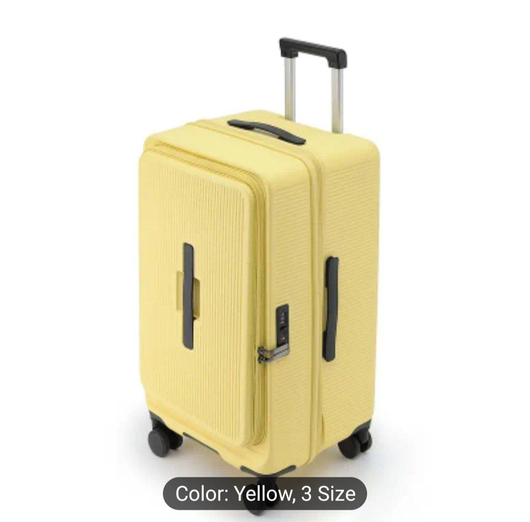 Expandable Suitcase | Multi-Color Hard Shell Luggage with USB Charging Ports, TSA Lock & Spinner Wheels | Durable PC Material | Aluminum Alloy Handle | Cup Holder & Hook | Ideal for Travel & Moving, M