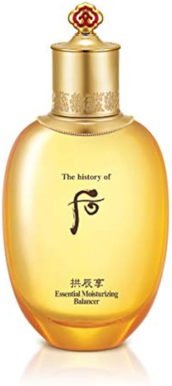 The History of Whoo Gongjinhyang Essential Moisturizing Balancer | Lightweight Ultra Moisturizing Skin Balancer for Long-lasting Hydrating Effect to Dry Skin, 150ml
